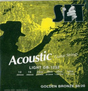 Golden Bronze Acoustic 12's - ID: 187